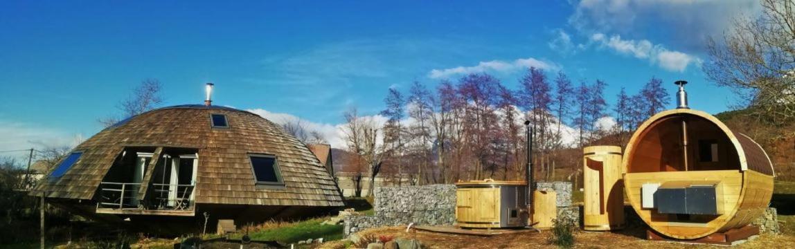 Au-Dela Des Nuages, Maison D'Hotes Insolite & Spa Aubessagne Ngoại thất bức ảnh